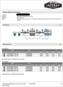 Figure 2. Examples of straightforward alignment scenarios using the RotAlign Touch 3